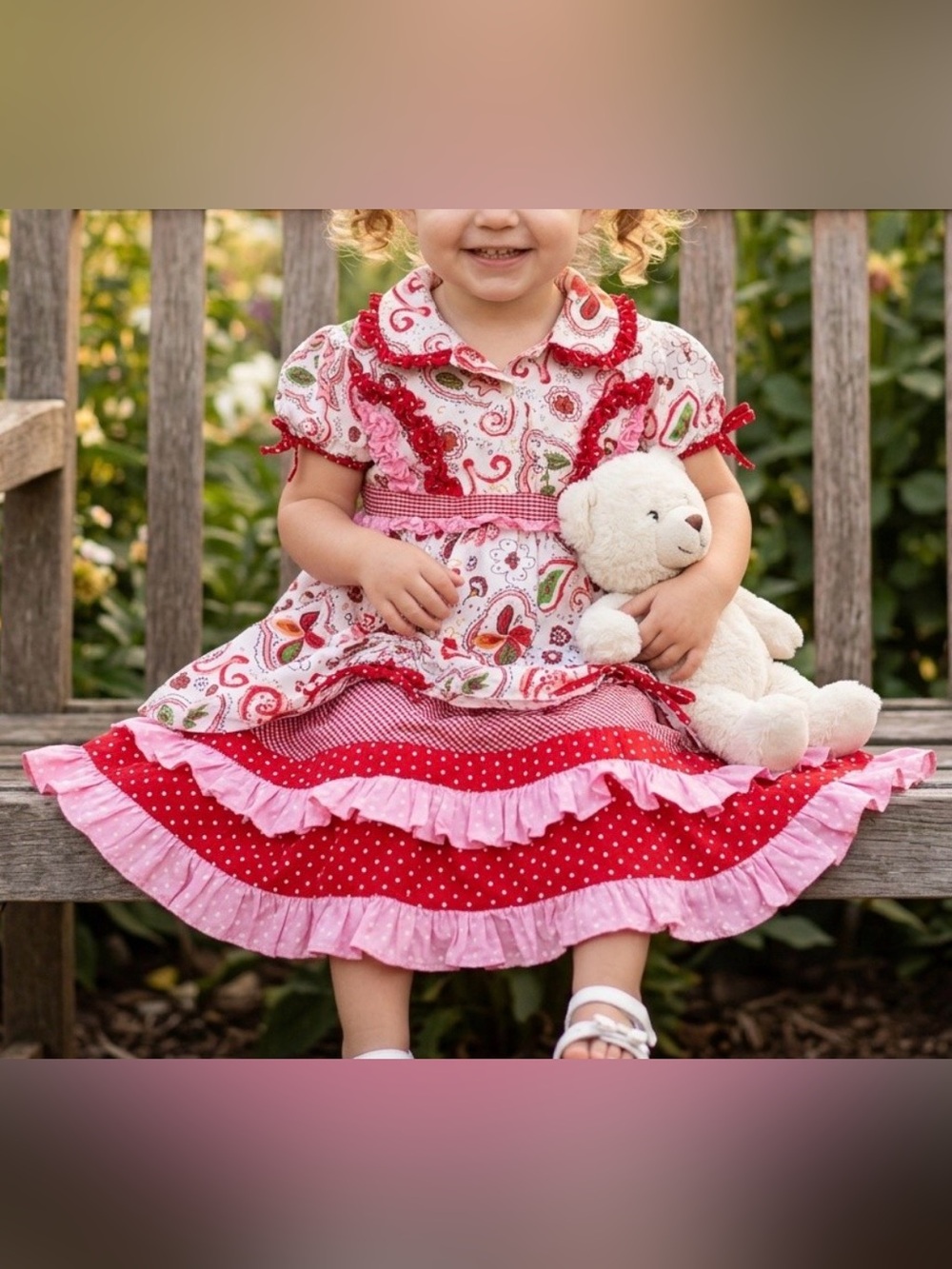 Le Fromage et L'orange Beautiful Girl’s Dress, Like New